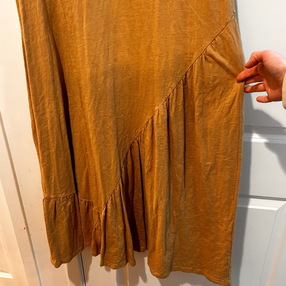 Stitchdrop Womens Asymmetrical Tiered Maxi Dress Medium Boho Cottagecore Prairie - Picture 4 of 10